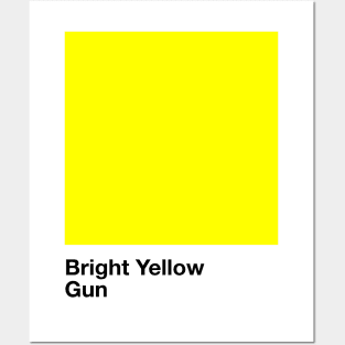 Pantone Bright Yellow Gun Posters and Art